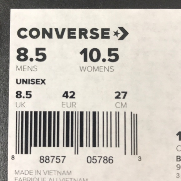 !!!! BLACK HIGH TOP CONVERSE BRAND NEW - Picture 8 of 8